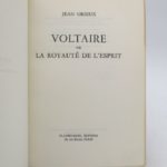 Couverture du livre Estimation du livre « voltaire ou la Royauté de l’esprit »