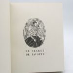 Couverture du livre Estimation du livre « le Secret de Javotte »