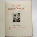 Couverture du livre Estimation du livre « jocaste & le chat maigre »