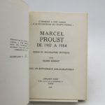 Couverture du livre Estimation du livre « marcel Proust de 1907 à 1914 (essai de biographie critique) »