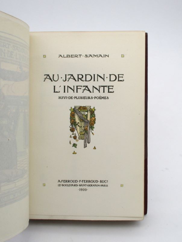Couverture du livre Estimation du livre « au jardin de l’Infante »