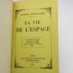 Couverture du livre Estimation du livre « la Vie de l’espace »