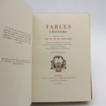 Couverture du livre Estimation du livre « fables choisies »