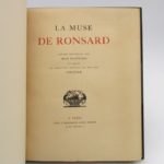 Couverture du livre Estimation du livre « la Muse de Ronsard »