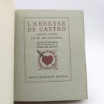 Couverture du livre Estimation du livre « l’Abbesse de Castro »