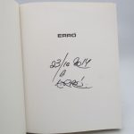 Couverture du livre Estimation du livre « errò 1974-1986 Catalogue général »