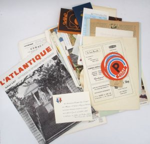 Estimation Voyages-Atlas - Couverture du livre Estimation du livre « ensemble de documents relatifs au paquebot France, à l’entreprise Air France et le voyage transatlantique »