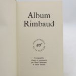 Couverture du livre Estimation du livre « album Rimbaud »