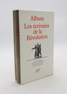 Estimation Histoire - Couverture du livre Estimation du livre « album Les Écrivains de la Révolution »