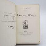 Couverture du livre Estimation du livre « l’Heureux ménage »