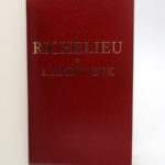 Couverture du livre Estimation du livre « richelieu »