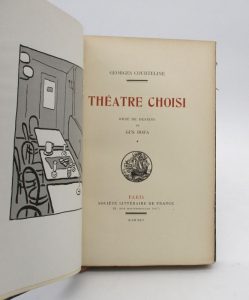 Estimation Livre illustré - Couverture du livre Estimation du livre « théâtre choisi »