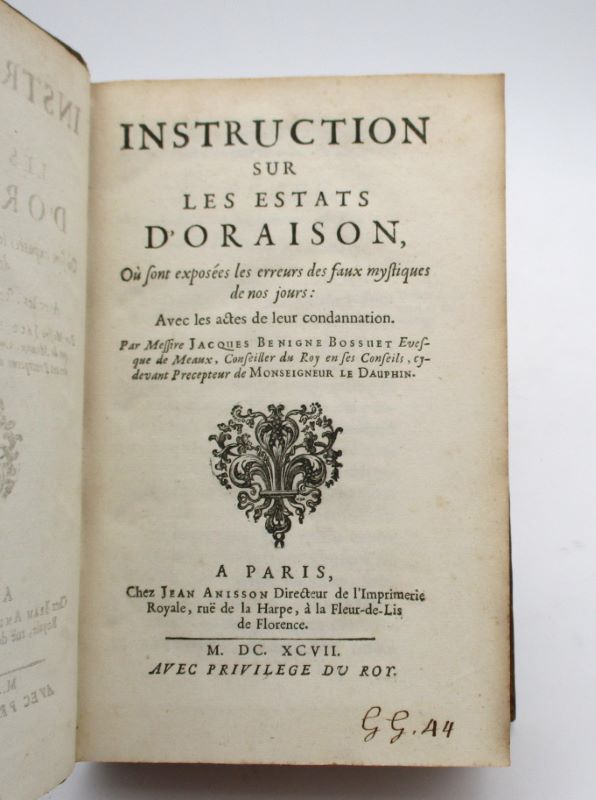 Couverture du livre Estimation du livre « instruction sur les estats d’oraison où sont exposées les erreurs des faux mystiques de nos jours : avec les actes de leur condannation »