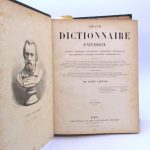 Couverture du livre Estimation du livre « grand Dictionnaire universel »