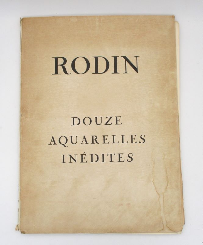Couverture du livre Estimation du livre « douze aquarelles inédites de Rodin »