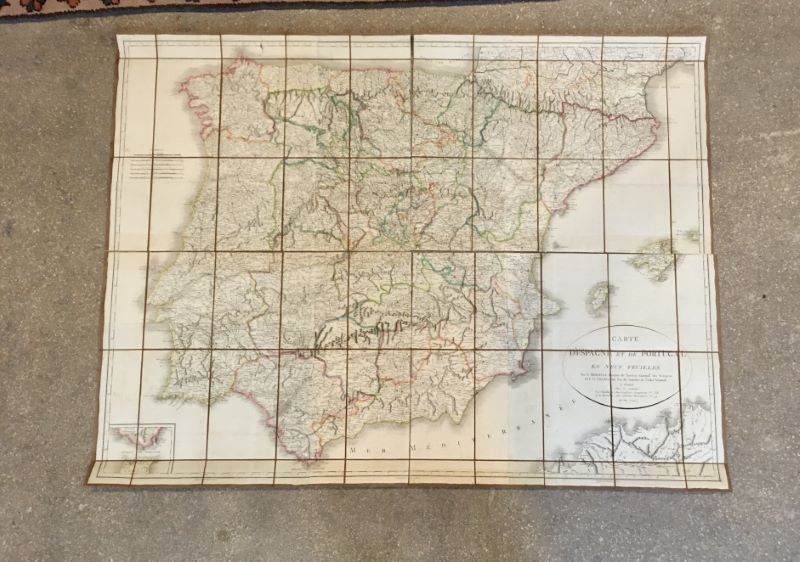 Couverture du livre Estimation du livre « carte d’Espagne et de Portugal »