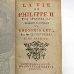 Couverture du livre Estimation du livre « la Vie de Philippe II. Roi d’Espagne »