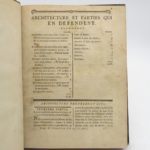 Couverture du livre Estimation du livre « architecture et parties qui en dépendent : planches et explications »