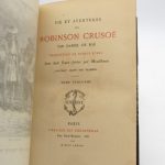 Couverture du livre Estimation du livre « vie et Aventures de Robinson Crusoé »
