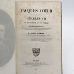 Couverture du livre Estimation du livre « jacques Coeur et Charles VII ou la France au XVe siècle »