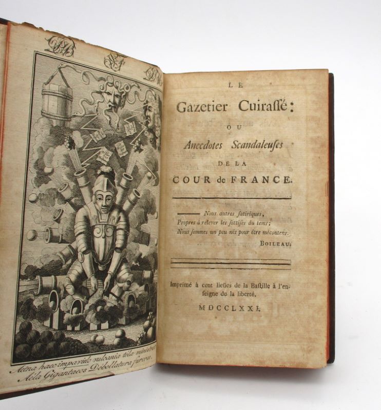 Couverture du livre Estimation du livre « le Gazetier cuirassé ou Anecdotes scandaleuses de la Cour de France »
