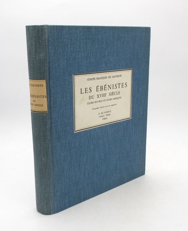 Couverture du livre Estimation du livre « les Ébénistes du XVIIIe siècle »