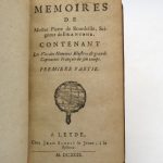 Couverture du livre Estimation du livre « mémoires de Messire Pierre de Bourdeilles, seigneur de Brantôme, contenant Les Vies des Hommes illustres & grands Capitaines français de son temps : 4 volumes [et] Mémoires de Messire Pierre de Bourdeilles, seigneur de Brantôme, contenant Les Vies des Hommes illustres & grands Capitaines français de son temps  : 2 volumes »