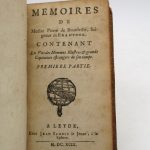 Couverture du livre Estimation du livre « mémoires de Messire Pierre de Bourdeilles, seigneur de Brantôme, contenant Les Vies des Hommes illustres & grands Capitaines français de son temps : 4 volumes [et] Mémoires de Messire Pierre de Bourdeilles, seigneur de Brantôme, contenant Les Vies des Hommes illustres & grands Capitaines français de son temps  : 2 volumes »