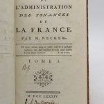 Couverture du livre Estimation du livre « de l’administration des finances de la France »