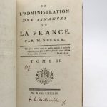 Couverture du livre Estimation du livre « de l’administration des finances de la France »