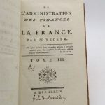 Couverture du livre Estimation du livre « de l’administration des finances de la France »