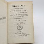 Couverture du livre Estimation du livre « mémoires des négociations du marquis de Valori [suivi de:] Voyage à Montbar »