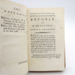 Couverture du livre Estimation du livre « réponse de M. de Calonne à l’écrit de M.  Necker publié en avril 1787 »