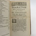 Couverture du livre Estimation du livre « nouvelle description des chateaux et parcs de Versailles et de Marly »