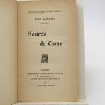 Couverture du livre Estimation du livre « heures de Corse »