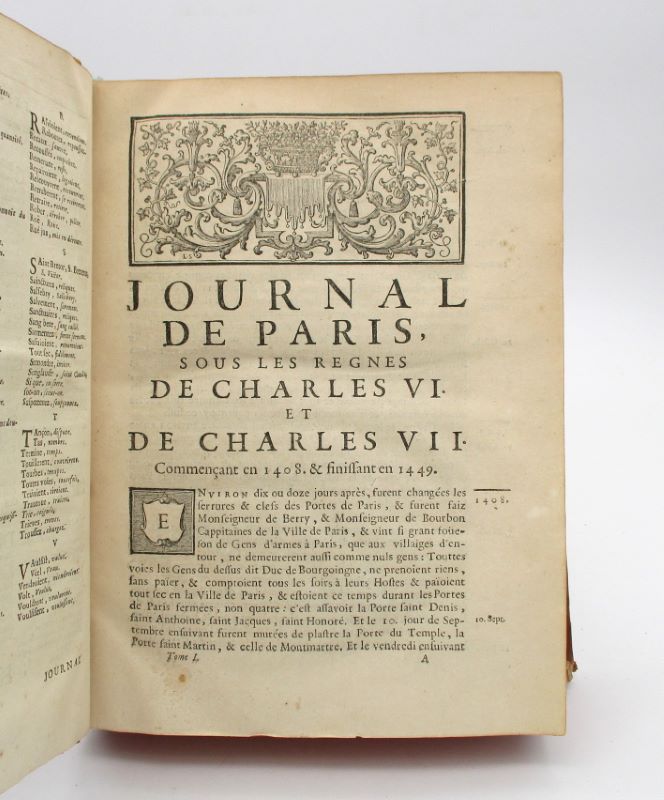Couverture du livre Estimation du livre « mémoires pour servir à l’histoire de France et de Bourgogne contenant un Journal de Paris sous les règnes de Charles VI et Charles VII »