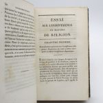 Couverture du livre Estimation du livre « essai sur l’indifférence en matière de religion »
