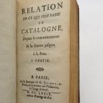 Couverture du livre Estimation du livre « relation de ce qui s’est passé en Catalogne, depuis le commencement de la guerre jusques à la paix »