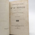 Couverture du livre Estimation du livre « correspondance inédite de Mme du Deffand »