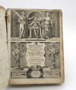 Estimation Livre ancien - Couverture du livre Estimation du livre « mémoires des Gaules »