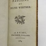 Couverture du livre Estimation du livre « passions du jeune Werther »