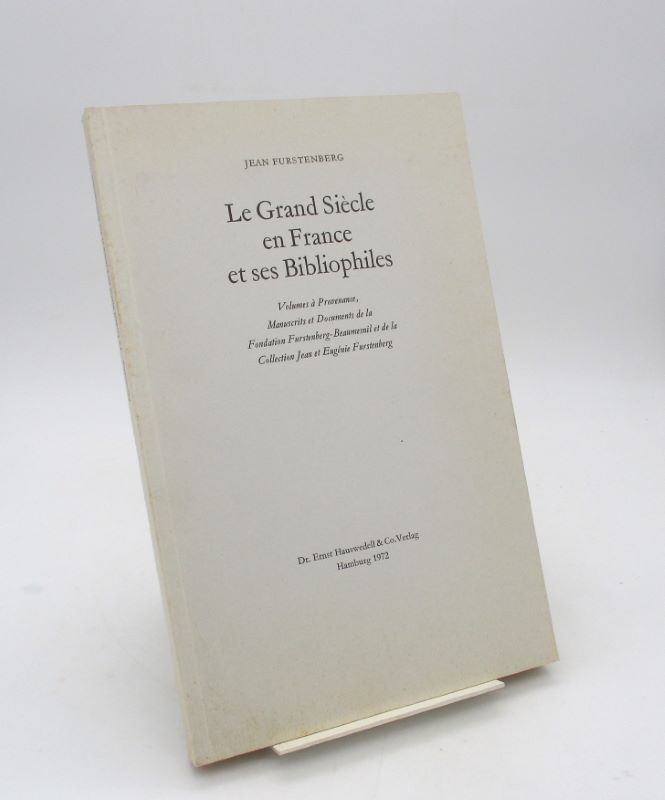 Couverture du livre Estimation du livre « le Grand Siècle en France et ses Bibliophiles : texte seul »