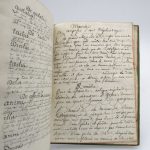 Couverture du livre Estimation du livre « 2 manuels manuscrits de philosophie, métaphysique et physique du XVIIIe siècle »