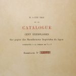Couverture du livre Estimation du livre « catalogue des tableaux, dessins, lithographies provenant de l’atelier d’Eugène Carrière – Plâtre et bronze de Rodin »