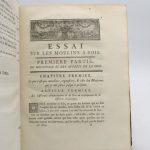 Couverture du livre Estimation du livre « essai sur les moulins à soie et Description d’un moulin propre à servir seul à l’organsinage et toutes les opérations du tord de la soie »