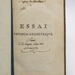 Couverture du livre Estimation du livre « essai de physico-géométrique »