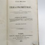 Couverture du livre Estimation du livre « Éléments de trigonométrie [suivi de:] Traité élémentaire de statique à l’usage des écoles de la Marine »