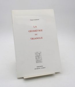 Estimation Sciences et médecine - Couverture du livre Estimation du livre « la Géométrie du triangle »
