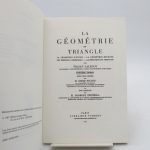 Couverture du livre Estimation du livre « la Géométrie du triangle »