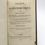 Couverture du livre Estimation du livre « traité d’arithmétique »